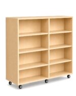Mobile Double Sided Shelving Unit - Image 3
