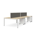Luna Back to Back Workstation - 4 Person - Image 2