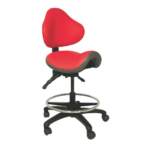 Saddle Stool with Back