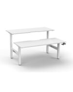 Boost Crank Manual Height Adjustable Back to Back Workstation - Image 12