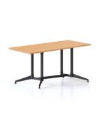 Typhoon Meeting Table with Black All-Over Frame