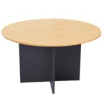 Rapid Worker Round Meeting Table with Ironstone Base