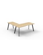 Deluxe Infinity Eternity Leg Desk & Return - 2 Piece Table Top - Image 4
