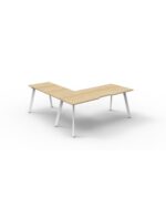 Deluxe Infinity Eternity Leg Desk & Return - 2 Piece Table Top - Image 3