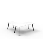 Deluxe Infinity Eternity Leg Desk & Return - 2 Piece Table Top - Image 2