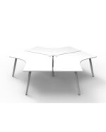 Deluxe Eternity 3 Person 120 Degree Workstation - Image 4