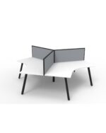 Deluxe Eternity 3 Person 120 Degree Workstation - Image 7