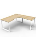 Deluxe Rapid Infinity Single Sided Corner Workstation - Image 4
