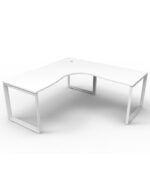 Deluxe Rapid Infinity Single Sided Corner Workstation - Image 8