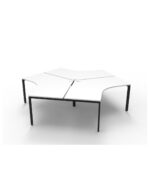 Deluxe Infinity 3 Person 120 Degree Workstation - Image 3