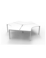 Deluxe Infinity 3 Person 120 Degree Workstation - Image 4
