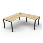 Deluxe Infinity Single Sided Corner Workstation
