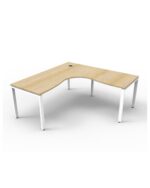 Deluxe Infinity Single Sided Corner Workstation - Image 2