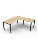 Deluxe Infinity Single Sided Corner Workstation - Image 5