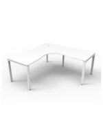 Deluxe Infinity Single Sided Corner Workstation - Image 12
