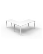 Deluxe Infinity Single Person Workstation with Return