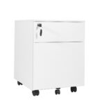2 Drawer Steel Mobile Pedestal