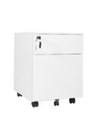 2 Drawer Steel Mobile Pedestal