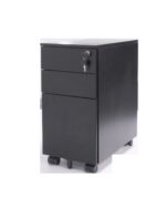 3 Drawer Slimline Steel Mobile Pedestal - Image 5