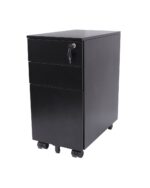 3 Drawer Slimline Steel Mobile Pedestal - Image 6