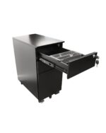 3 Drawer Slimline Steel Mobile Pedestal - Image 2