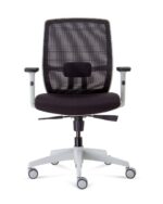 Luminous Task Promesh White Frame Chair - Image 5