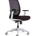 Luminous Task Promesh White Frame Chair