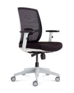 Luminous Task Promesh White Frame Chair