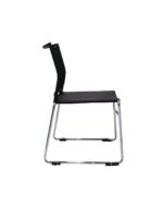Stackable Mesh Back Sled Visitor Chair - Image 7