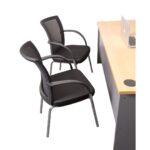 WMV Mesh Back 4 Leg Visitor Chair