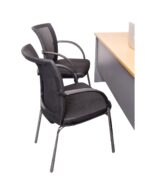 WMV Mesh Back 4 Leg Visitor Chair - Image 3