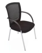 WMV Mesh Back 4 Leg Visitor Chair - Image 10