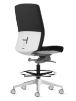 Aveya Fully Upholstered Drafting – White - Image 11