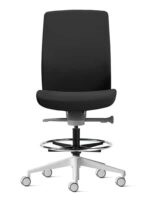 Aveya Fully Upholstered Drafting – White - Image 10