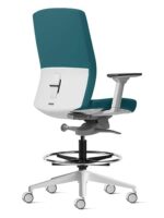 Aveya Fully Upholstered Drafting – White - Image 14
