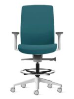 Aveya Fully Upholstered Drafting – White - Image 13