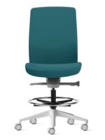 Aveya Fully Upholstered Drafting – White - Image 16