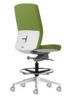 Aveya Fully Upholstered Drafting – White - Image 23