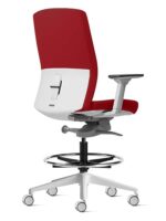 Aveya Fully Upholstered Drafting – White - Image 26