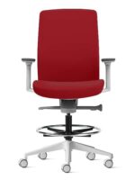Aveya Fully Upholstered Drafting – White - Image 25