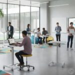 Height-Adjustable Mobile Laptop Desk - Image 2