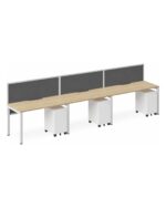 Luna Single Sided Bench - 3 Person