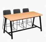 AV Dry Bar Table with stools