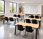 AV Student Tables in a classroom setting