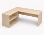 Core Desk with Bookcase Return