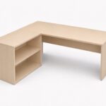 Core Desk with Bookcase Return