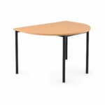 Dee Dee Table in Beech with black frame