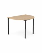Dee Dee Table in Natural Oak with black frame