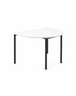 Dee Dee Table in White with black frame