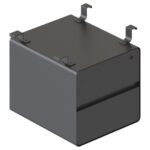 Deluxe 2 Drawer Hanging Pedestal